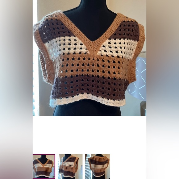 Knitted top Large - Picture 2 of 5